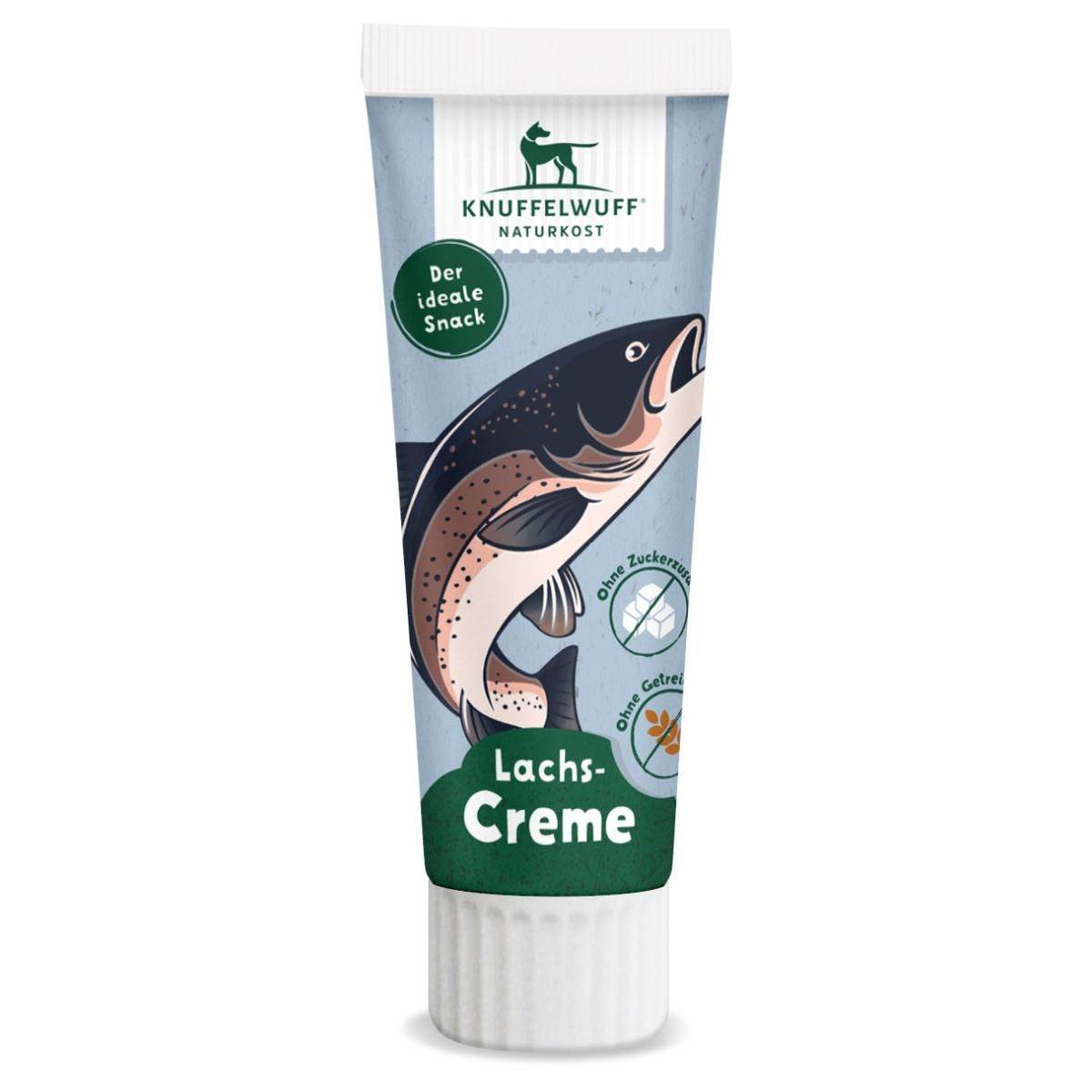 Knuffelwuff Tuben Snack Lachs - Beagletuff