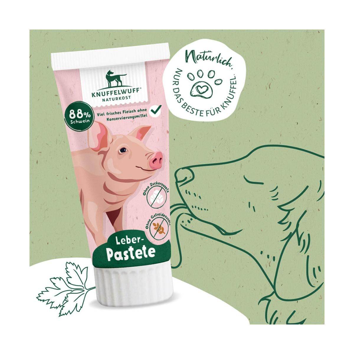 Knuffelwuff Tuben Snack Leber-Pastete - Beagletuff