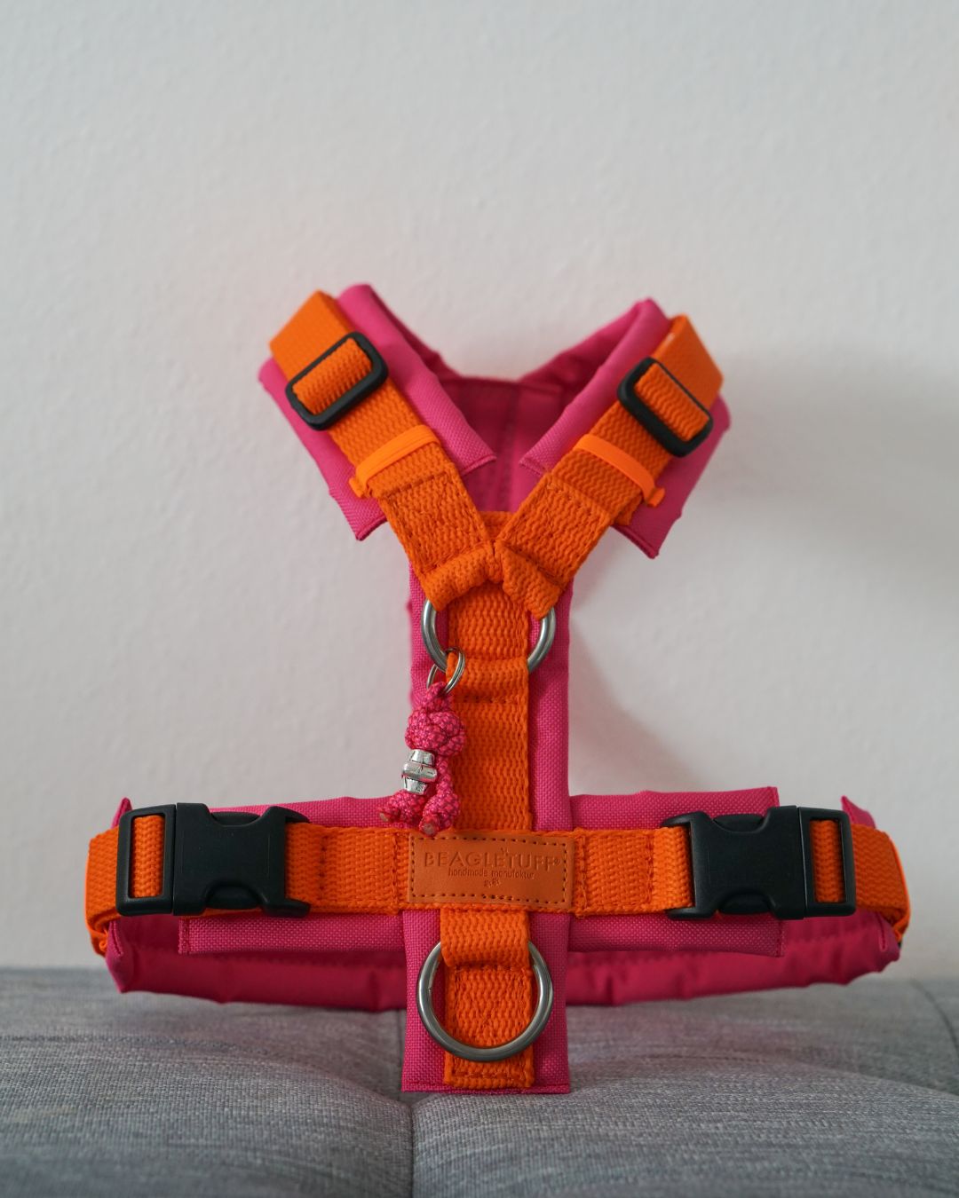 BT EasyWalk® Tira – Hundegeschirr in Orange & Pink