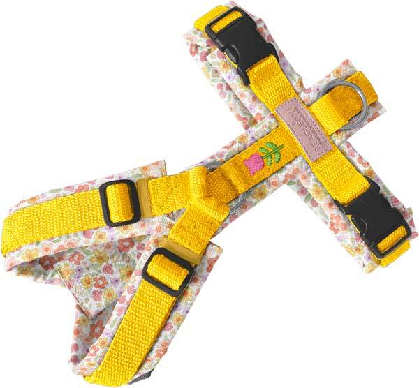 Y-Geschirr BT EasyWalk® gelb Frühlingswiese Tulpe - Beagletuff