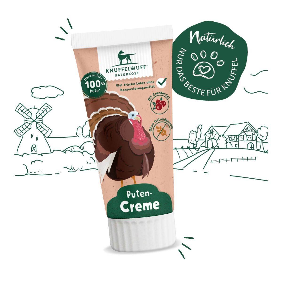 Knuffelwuff Tuben Snack Putencreme - Beagletuff