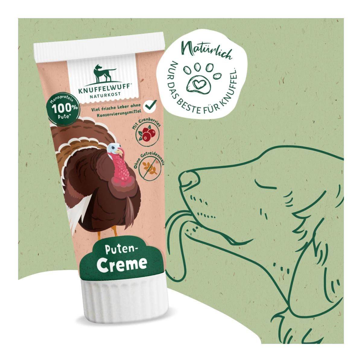 Knuffelwuff Tuben Snack Putencreme - Beagletuff