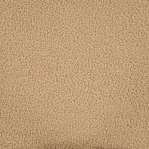 Sandfarbener Curly Teddyplüsch-Stoff der BT SnuggleGo Hundedecke von Beagletuff #Curly Stoff_Sand