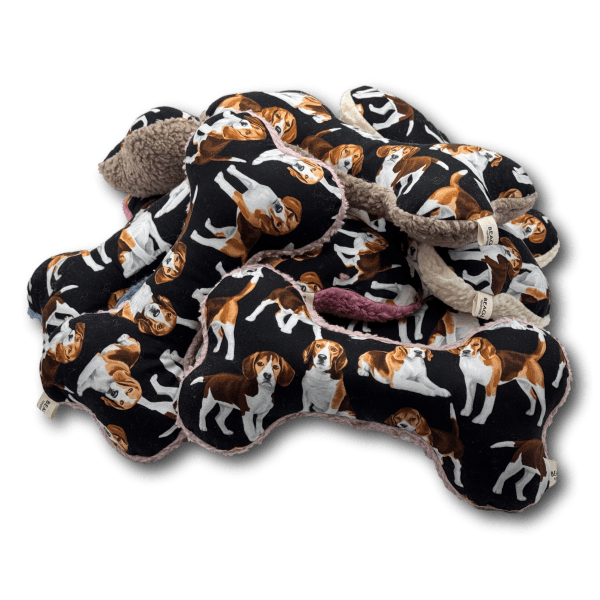 BT Kuschelknochen Edition Beagle Teddy rosa - Beagletuff