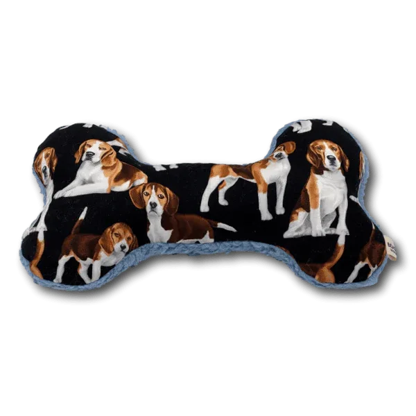 BT Kuschelknochen Edition Beagle Teddy blau - Beagletuff