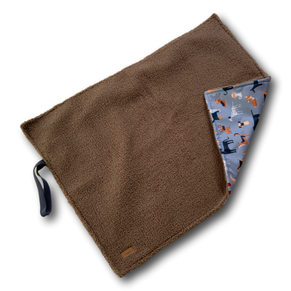 BT SnuggleGo hellbraun Hunde blau