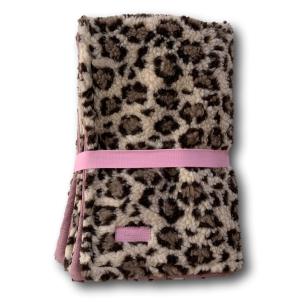 BT SnuggleGo Leopard altrosa Leinenoptik