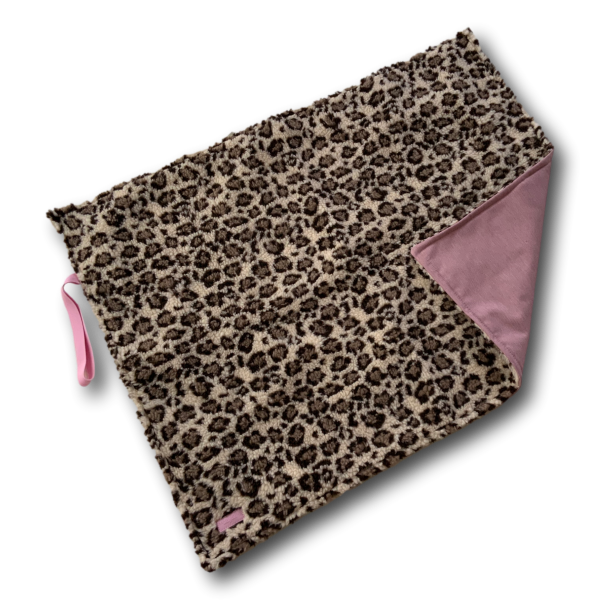 BT SnuggleGo Leopard altrosa Leinenoptik