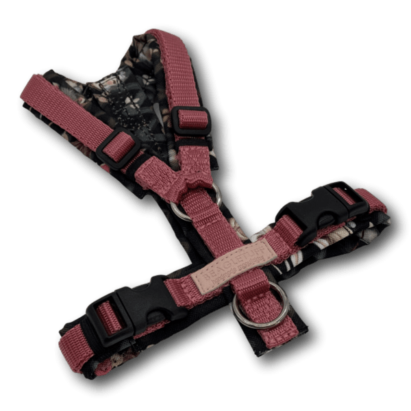 Y-Geschirr BT EasyWalk® Gr. XXS altrosadunkel/Waldtiere - Beagletuff