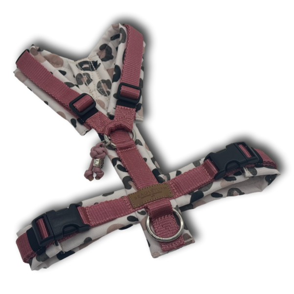 Y-Geschirr BT EasyWalk® Gr. S altrosa/Leopard beige Sofortkauf