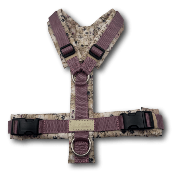 Y-Geschirr BT EasyWalk® Miniblumen beige altrosa - Beagletuff