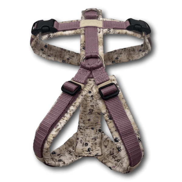 Y-Geschirr BT EasyWalk® Miniblumen beige altrosa - Beagletuff