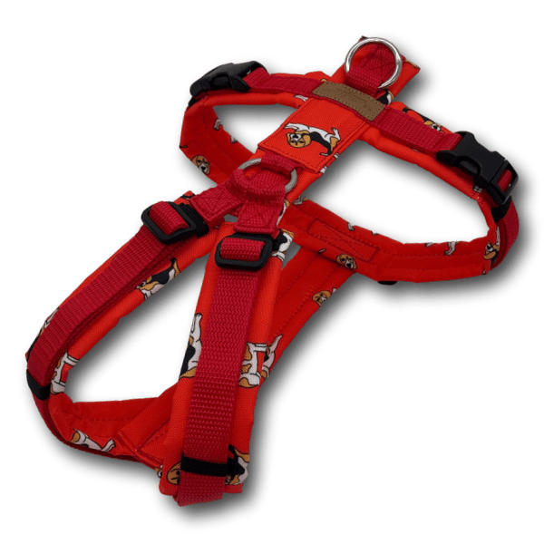 Y-Geschirr BT EasyWalk® Edition Beagle Ella rot Gr. S - Beagletuff