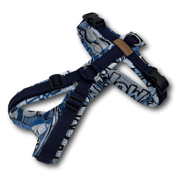 Y-Geschirr BT EasyWalk® Comic blau - Beagletuff