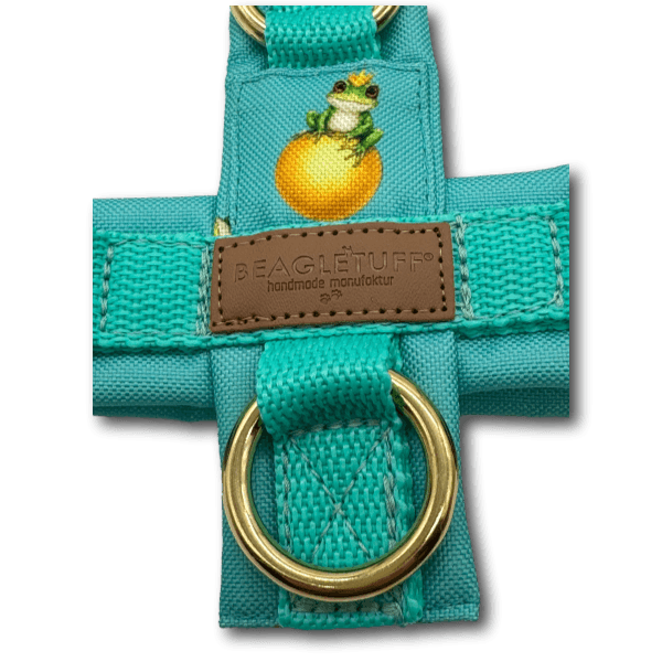 Y-Geschirr BT EasyWalk® Edition Froschkönig türkis minze - Beagletuff