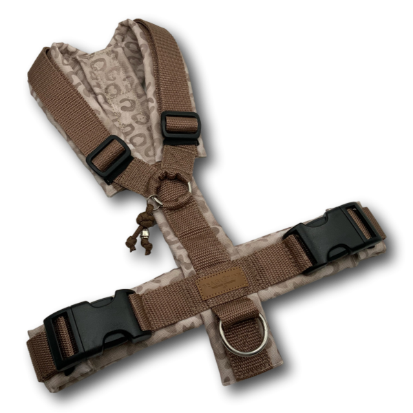 Y-Geschirr BT EasyWalk® Max Gr. M Schneeleopard beige Sofortkauf
