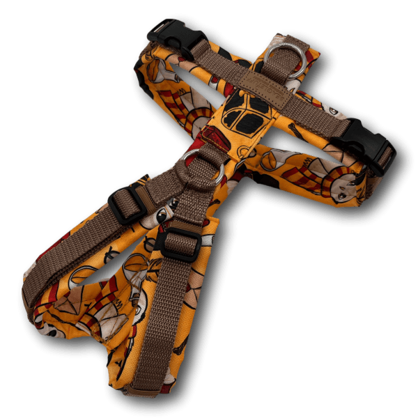 Y-Geschirr BT EasyWalk® Zauberwelt gelb - Beagletuff