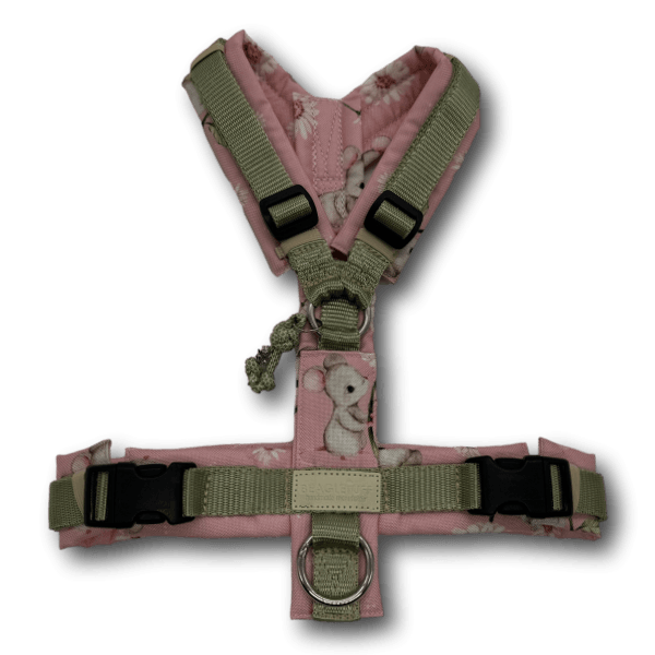 Y-Geschirr BT EasyWalk® Edition Mäuschen rosa - Beagletuff