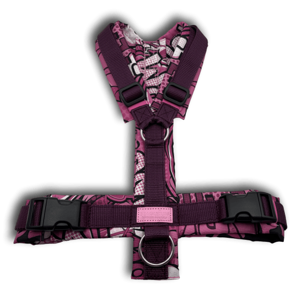 Y-Geschirr BT EasyWalk® Comic fuchsia - Beagletuff