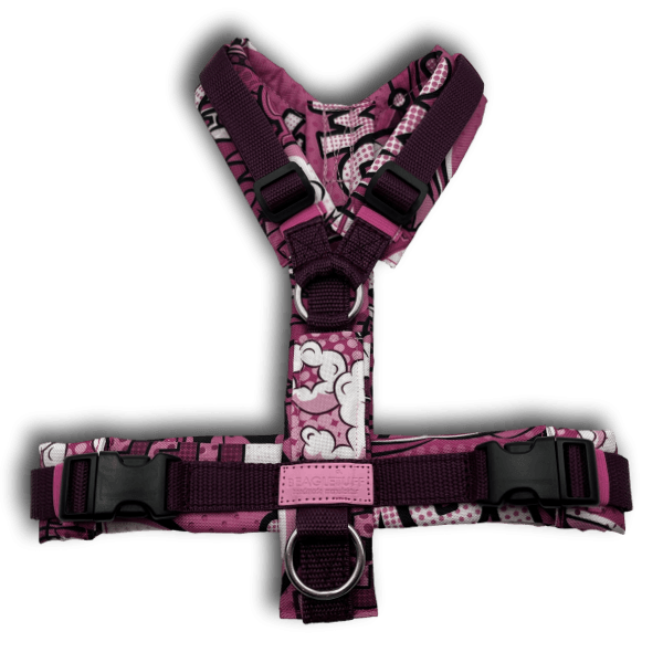 Y-Geschirr BT EasyWalk® Comic fuchsia - Beagletuff