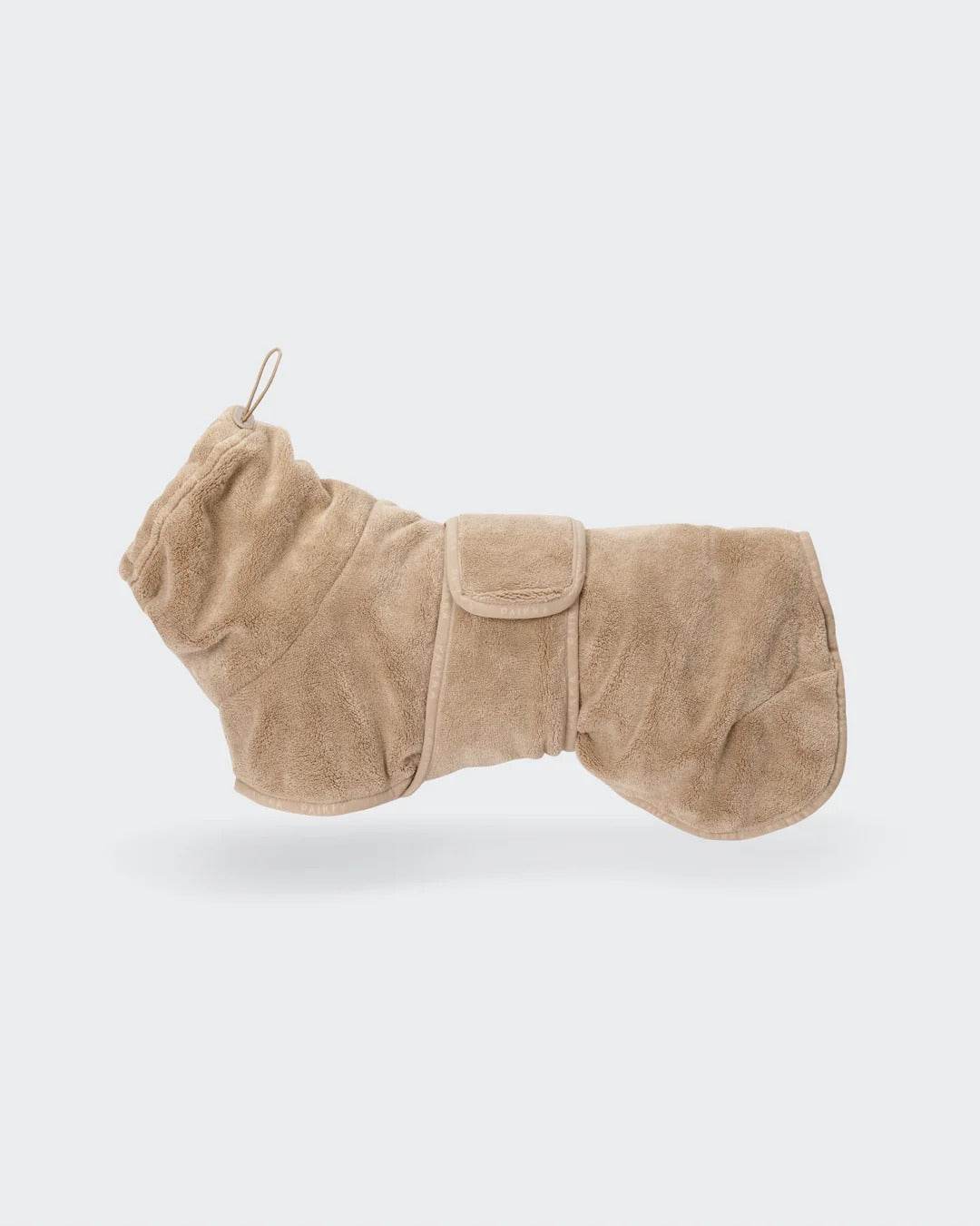PAIKKA Drying Coat Taupe - Beagletuff