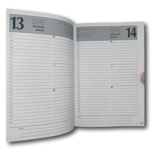 Kalender 2026 aus Wollfilz mit Hundemotiv - Beagletuff