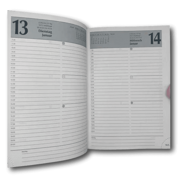 Kalender 2026 aus Wollfilz mit Hundemotiv - Beagletuff