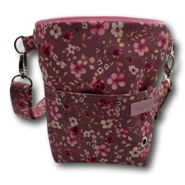 BT WuffBag Blütenzauber mauve - Beagletuff
