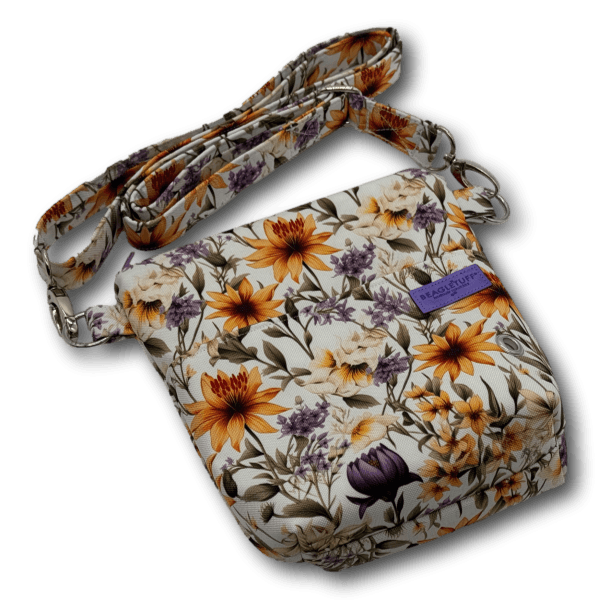 BT WuffBag Blumenzauber lila/gelb - Beagletuff