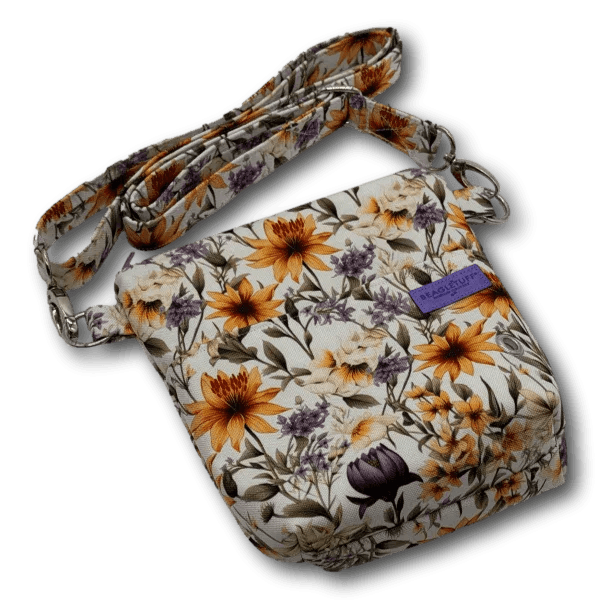 BT WuffBag Blumenzauber lila/gelb - Beagletuff