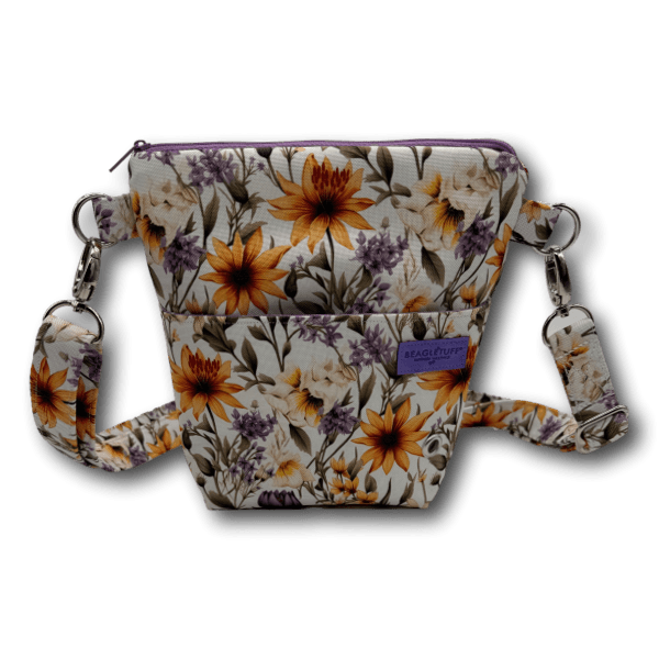 BT WuffBag Blumenzauber lila/gelb - Beagletuff