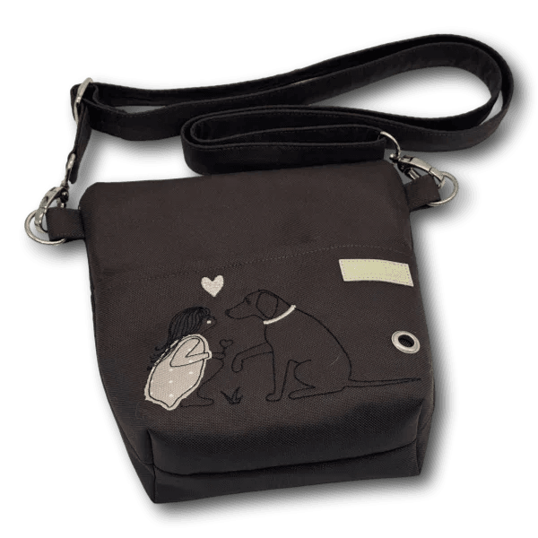BT WuffBag Hundeliebe dunkelbraun beige - Beagletuff