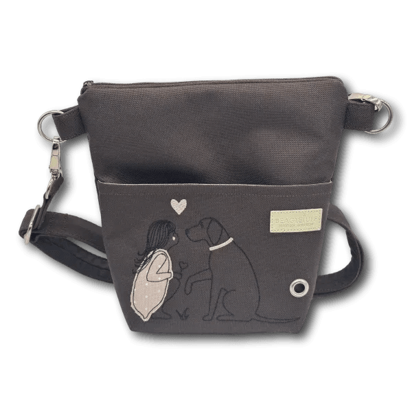 BT WuffBag Hundeliebe dunkelbraun beige - Beagletuff