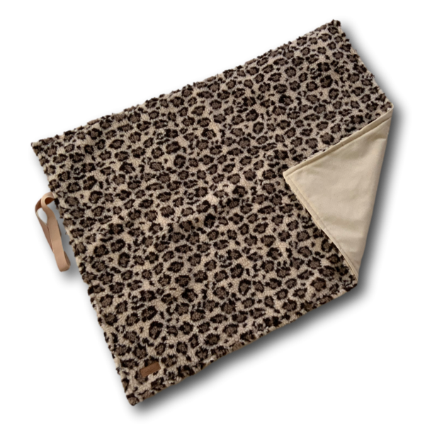 BT SnuggleGo Leopard beige Leinenoptik