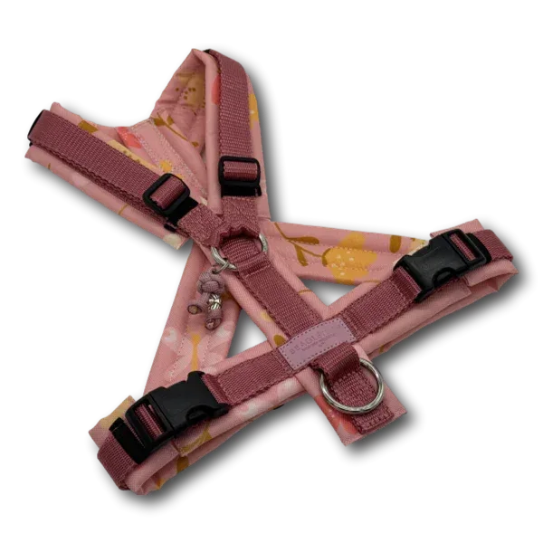 Y-Geschirr BT EasyWalk® GB Blumenwiese rosa Gr. S - Beagletuff