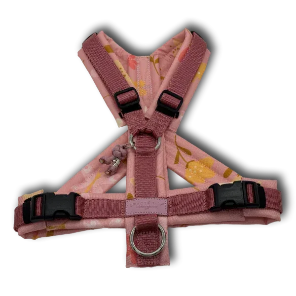 Y-Geschirr BT EasyWalk® GB Blumenwiese rosa Gr. S - Beagletuff