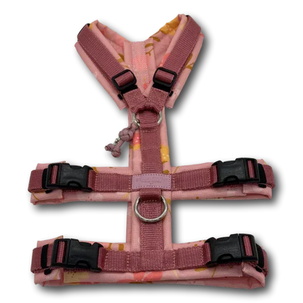 Sicherheitsgeschirr BT EasyWalk® Plus Blumenwiese rosa Gr. S - Beagletuff