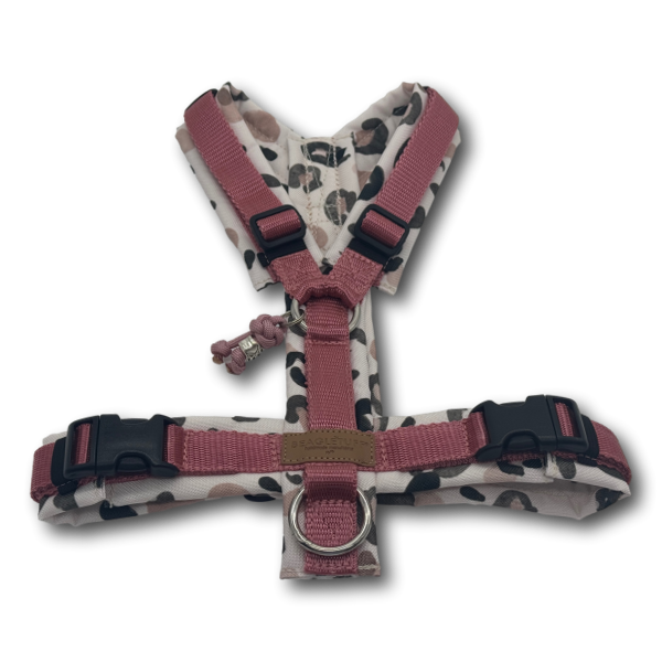 Y-Geschirr BT EasyWalk® Gr. S  altrosa/Leopard beige Sofortkauf