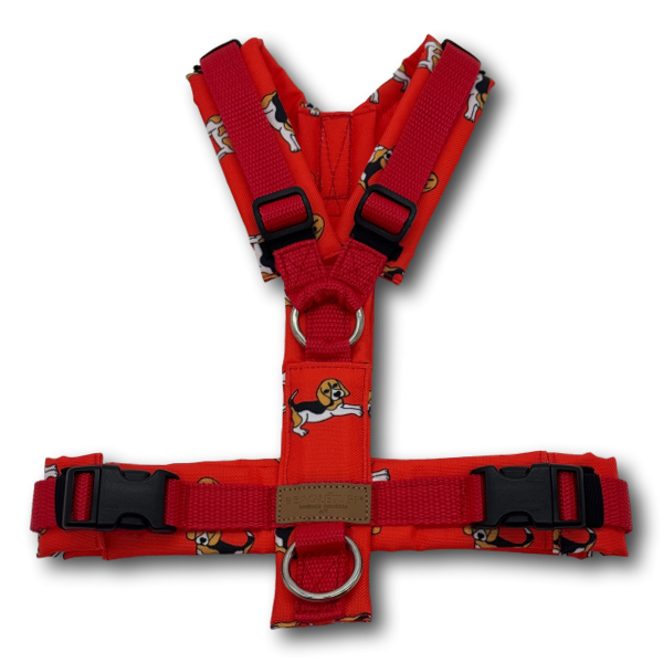 Y-Geschirr BT EasyWalk® Edition Beagle Ella rot Gr. S