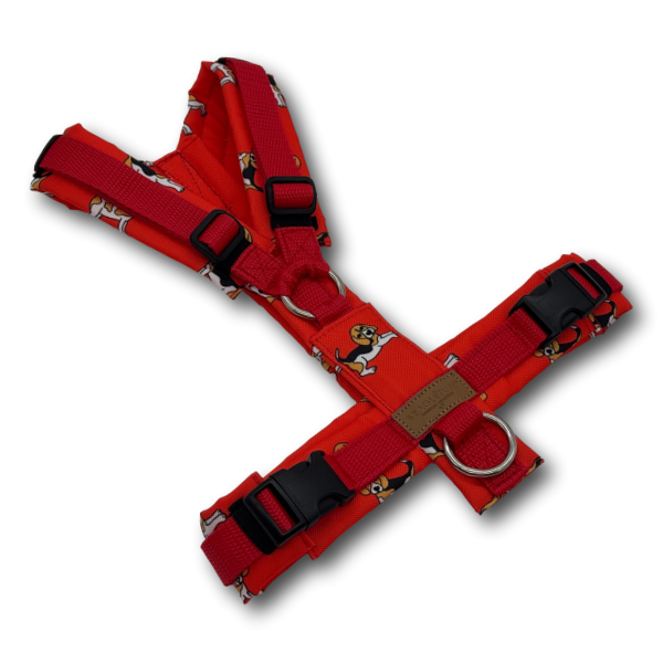 Y-Geschirr BT EasyWalk® Edition Beagle Ella rot Gr. S