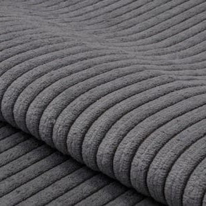 Cord-Stoff in Grau für die BT SnuggleGo Hundedecke von Beagletuff #Cordfarbe_Grau