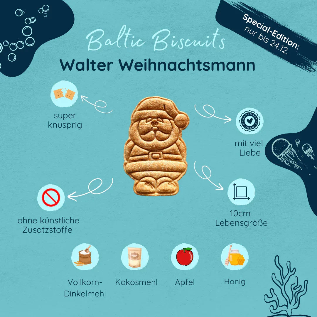 Baltic Biscuits Walter Weihnachtsmann - Beagletuff