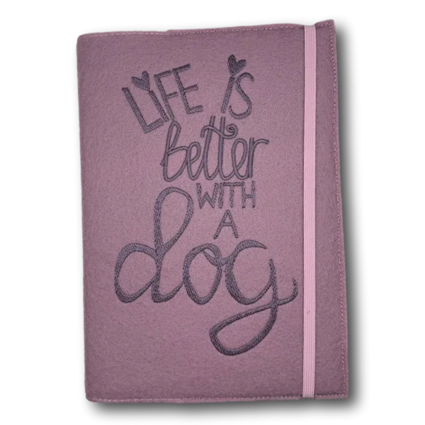 Kalender 2026 aus Wollfilz mit Hundemotiv - Beagletuff