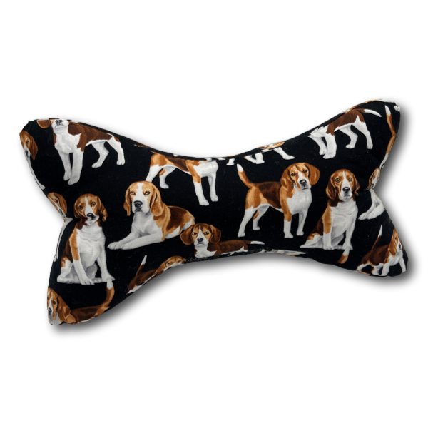Leseknochen Knochenkissen Nackenkissen Beagle